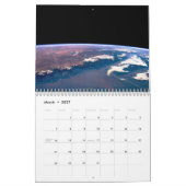 Planet Erde aus dem Universum Kalender (Mär 2027)