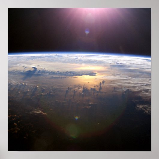 Planet Erde aus dem Weltraum Poster (Vorne)