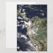Planet Erde Briefpapier (Vorne/Hinten)