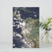 Planet Erde Briefpapier (Stehend Vorderseite)