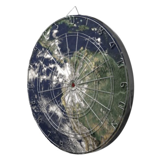Planet Erde Dartscheibe (Vorderseite rechts)