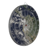 Planet Erde Dartscheibe (Vorderseite Links)