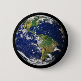 Planet Erde - Der Blaue Marmor (Amerika) Button