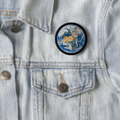 Planet Erde - Der Blaue Marmor (Europa & Afrika) Button (Beispiel)