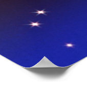 Planet Erde drucken Poster (Ecke)