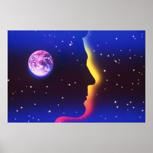 Planet Erde drucken Poster (Vorne)