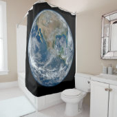 Planet Erde Duschvorhang (Beispiel)