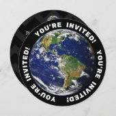 Planet Erde| Einladung (Vorne/Hinten)