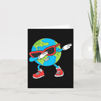 Planet Erde Geburtstag Dab Groovy Dabbing Boys Karte