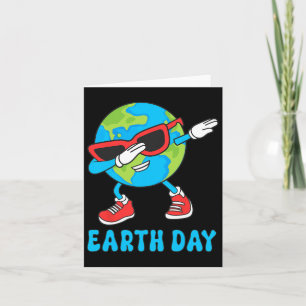 Planet Erde Geburtstag Dab Groovy Dabbing Boys Karte