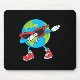 Planet Erde Geburtstag Dab Groovy Dabbing Boys Mousepad