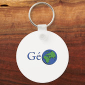 Planet Erde - Geografie Schlüsselanhänger (Vorderseite)