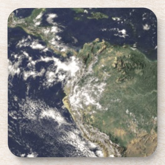 Planet Erde Getränkeuntersetzer (Vorderseite)