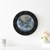 Planet Erde Große Wanduhr (Zuhause)
