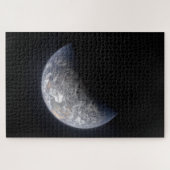 Planet Erde - Halbphase Puzzle (Horizontal)