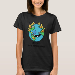 Planet Erde Humor LIEBE MICH ICH RETROGRADUIERE NI T-Shirt