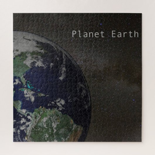 Planet Erde in der Milchstraße Puzzle (Vertikal)