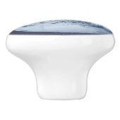 Planet Erde Keramikknauf (Seitenansicht)