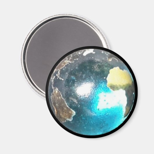 Planet Erde Kugel Magnet (Vorderseite/Rückseite)