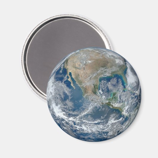 Planet Erde Kühlschrank oder Locker Magnet (Vorderseite/Rückseite)