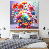 Planet Erde Leinwanddruck (Insitu (Schlafzimmer))