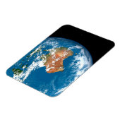 Planet Erde mit Wolken über Australien. Magnet (Linke Seite)