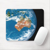 Planet Erde mit Wolken über Australien. Mousepad (Mit Mouse)