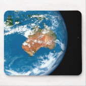 Planet Erde mit Wolken über Australien. Mousepad (Vorne)