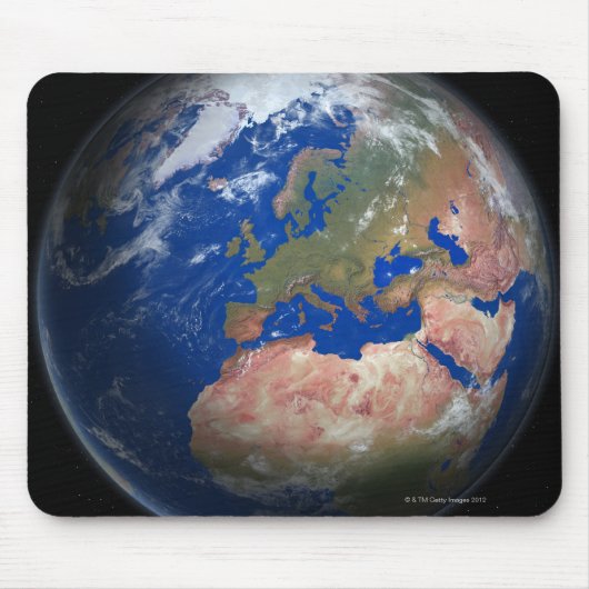Planet Erde Mousepad (Vorne)