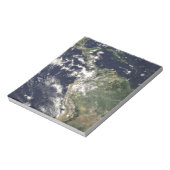 Planet Erde Notizblock (Rotiert)