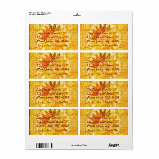 Planet Erde (orange) (Vorne)