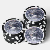 Planet Erde Pokerchips (Stapel)