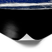 Planet Erde Poster (Ecke)