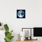 Planet Erde Poster (Heimbüro)