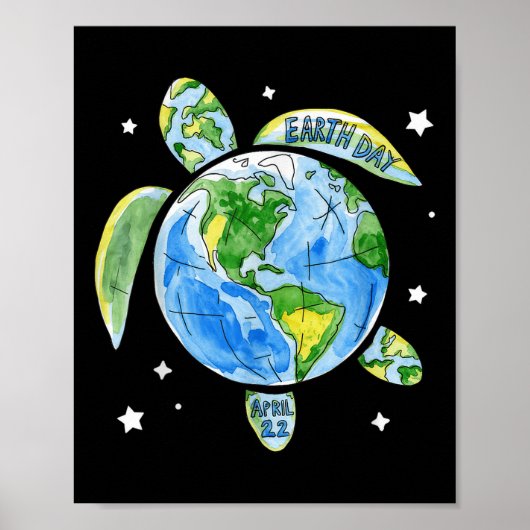 Planet Erde Poster (Vorne)