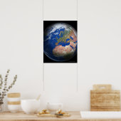 Planet Erde Poster (Küche)