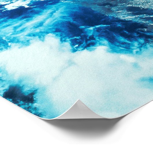 Planet Erde Poster (Ecke)