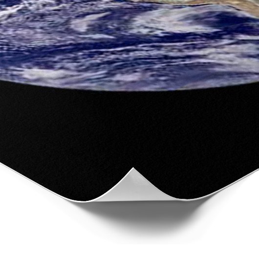 Planet Erde Poster (Ecke)