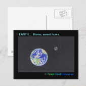 Planet ERDE Postkarte (Vorne/Hinten)