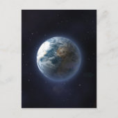 Planet Erde Postkarte (Vorderseite)