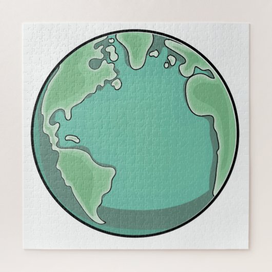 Planet Erde Puzzle (Vertikal)