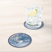 Planet-Erde-Rundpapier-Untersetzer Runder Pappuntersetzer (Vor Ort)