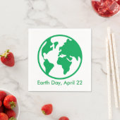 Planet Erde Serviette (Beispiel)