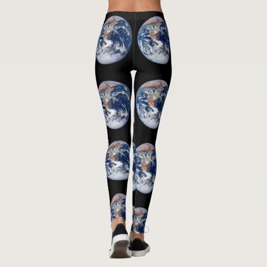 Planet-Erde-Sicht von Apollo 17 Leggings (Rückseite)