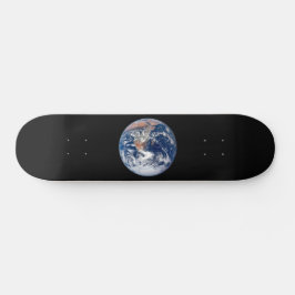 Planet-Erde-Sicht von Apollo 17 Skateboard