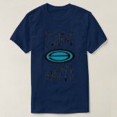 Planet-Erde-Skateboard-Design T-Shirt (Design vorne)