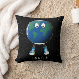 Planet Erde & Sterne Kissen
