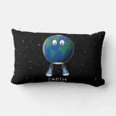 Planet Erde & Sterne Lendenkissen (Rückseite)