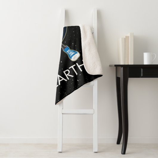 Planet Erde & Sterne Sherpadecke (Beispiel)