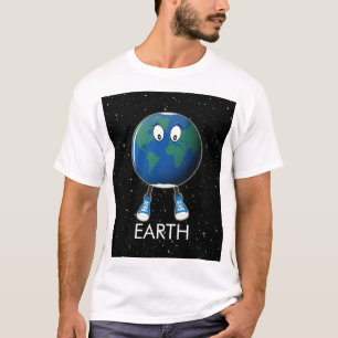 Planet Erde & Sterne T-Shirt